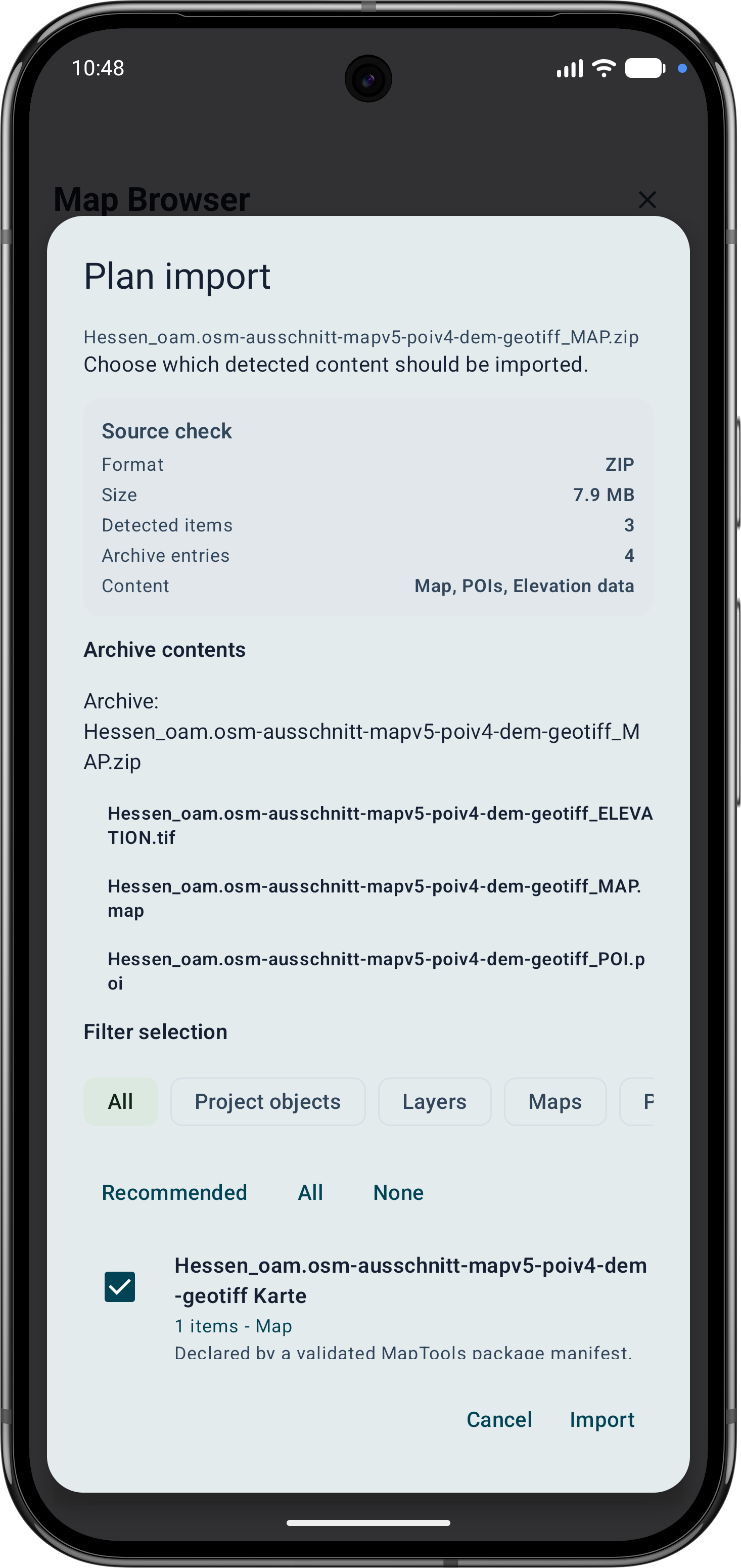 MapTools · Źródła: POI (.poi)