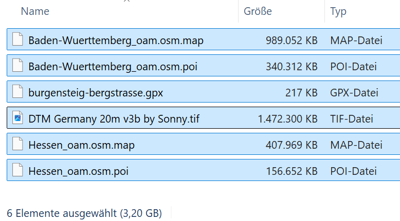 Ausgangsdateien: 3,20 GB