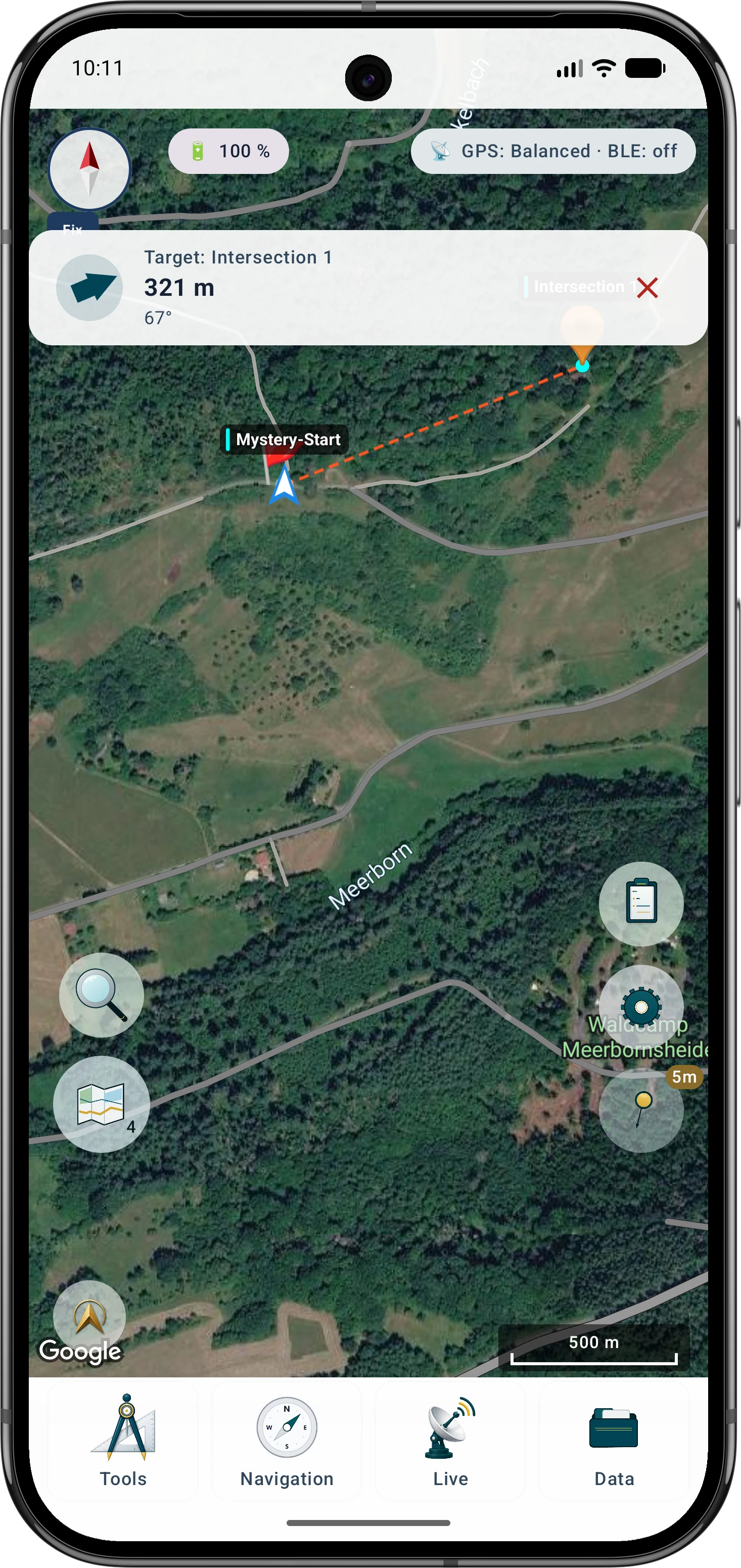 Nawiguj bezpośrednio do punktu