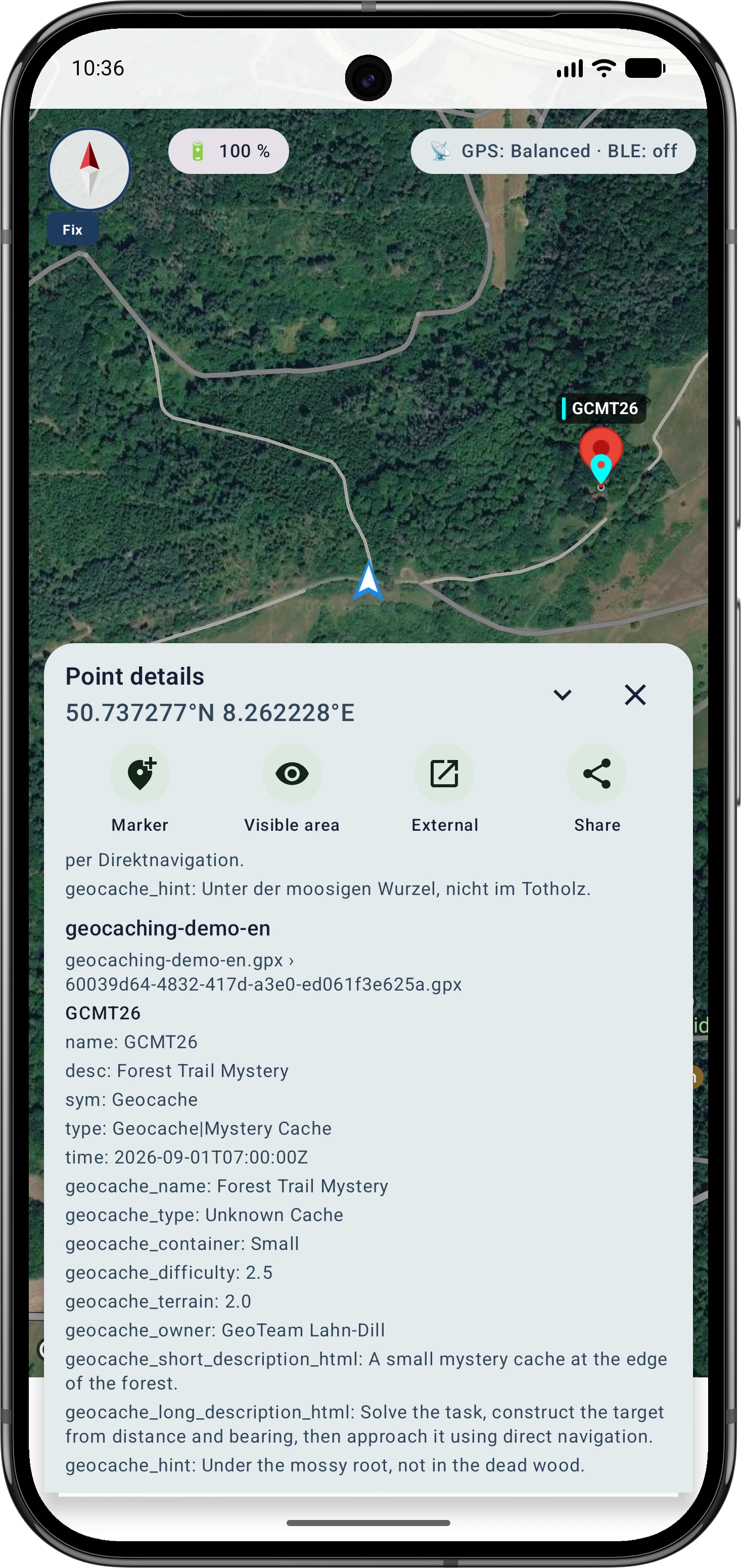 Import GPX Groundspeak