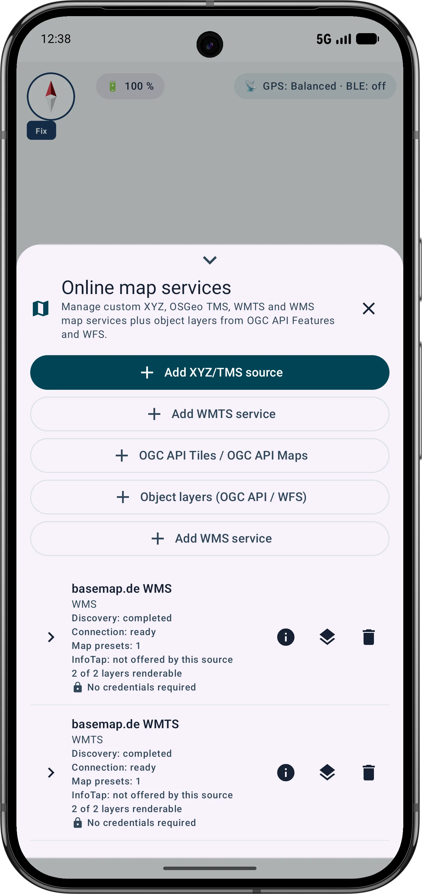 XYZ, WMS, WMTS, OGC API Features i WFS w MapTools