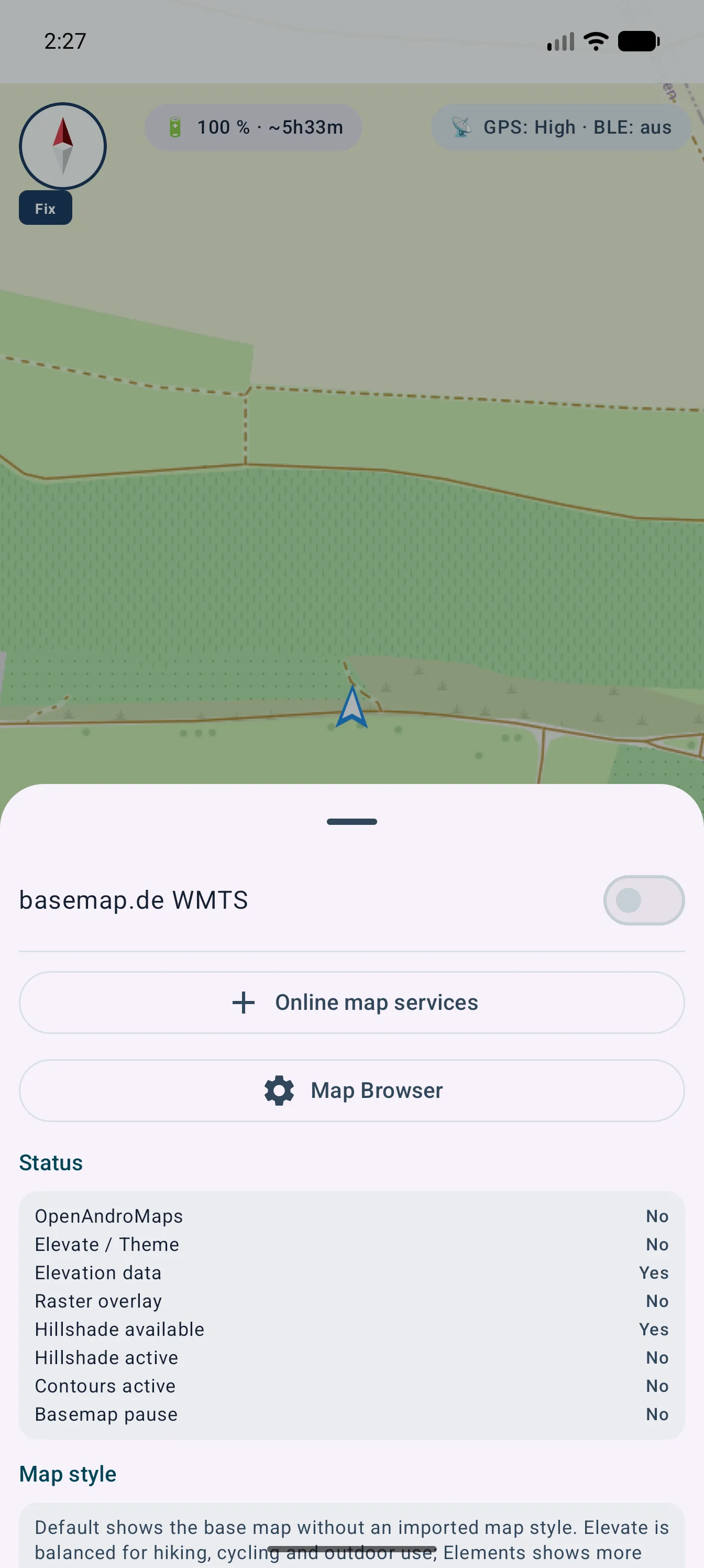 Karthantering i MapTools med onlinetjänster och importerade data